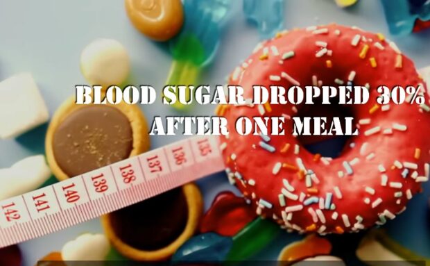 Blood Sugar Dropped 30% After One Meal